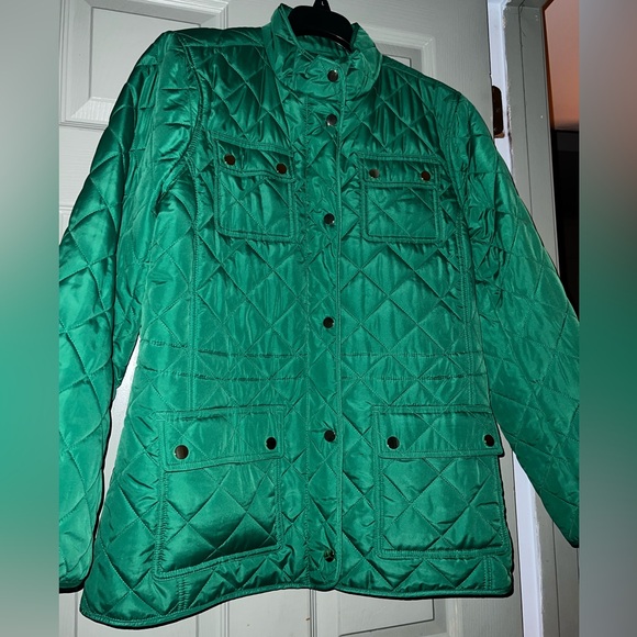 Charter Club Women's Quilted Collared Jacket Size Large - Picture 13 of 13